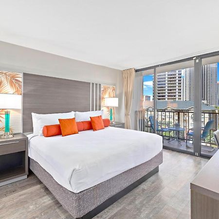 Renovated With City View At Aqua Palms Waikiki Honolulu Eksteriør bilde
