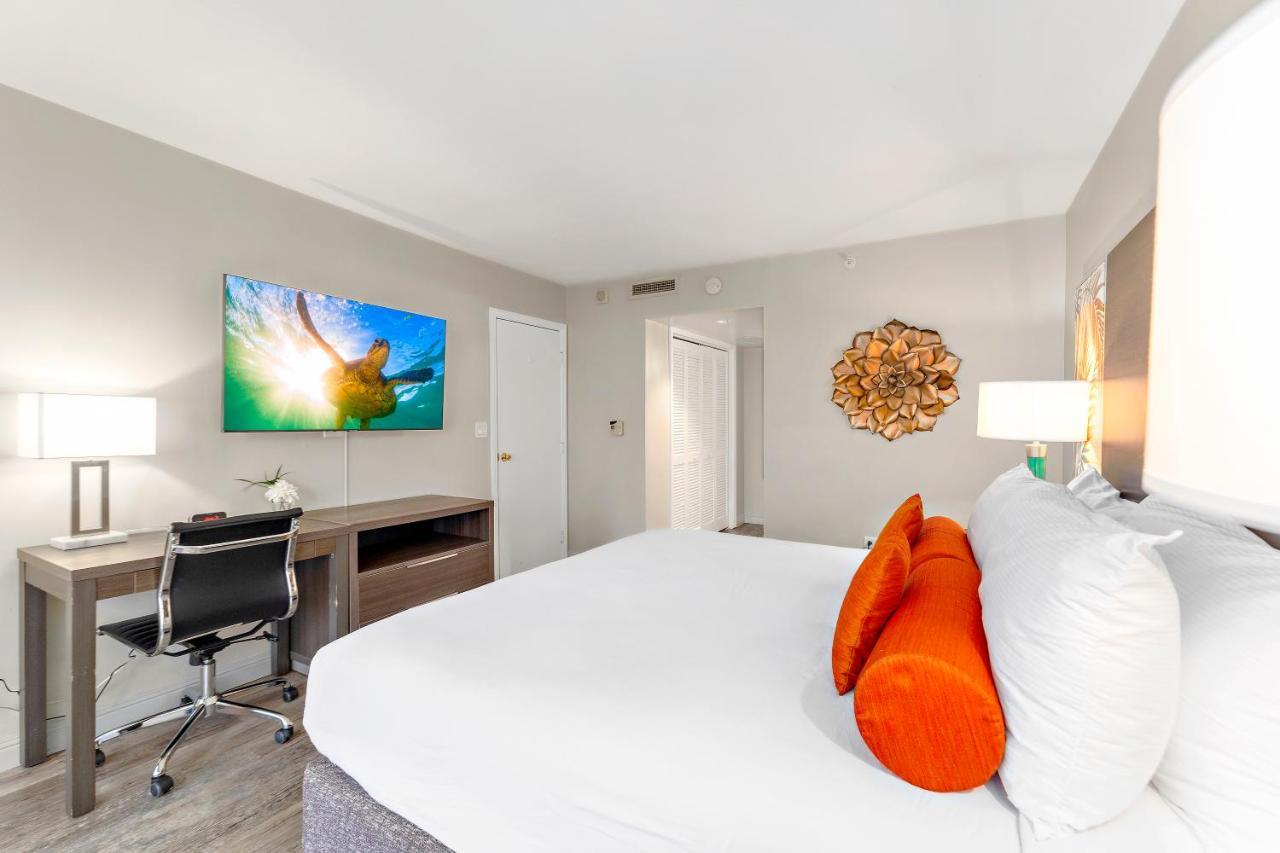 Renovated With City View At Aqua Palms Waikiki Honolulu Eksteriør bilde