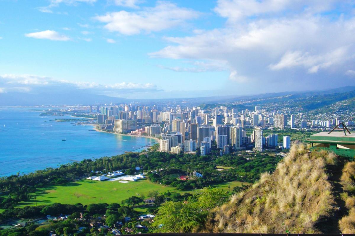 Renovated With City View At Aqua Palms Waikiki Honolulu Eksteriør bilde